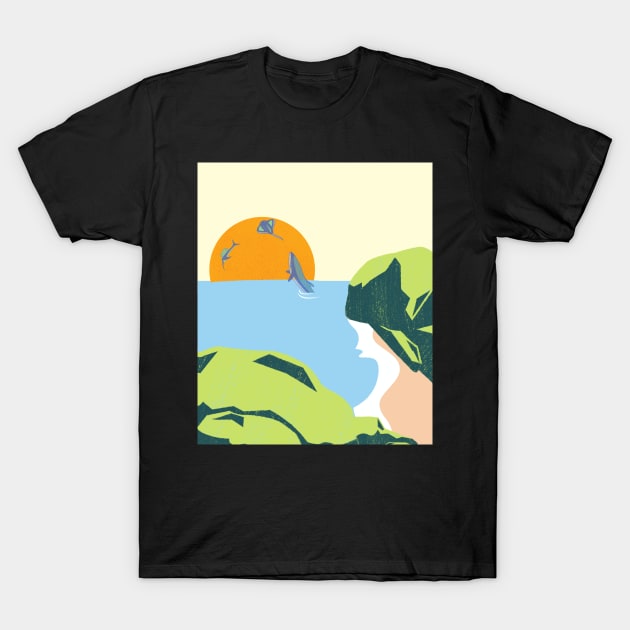 Dance with the waves T-Shirt by SkyisBright